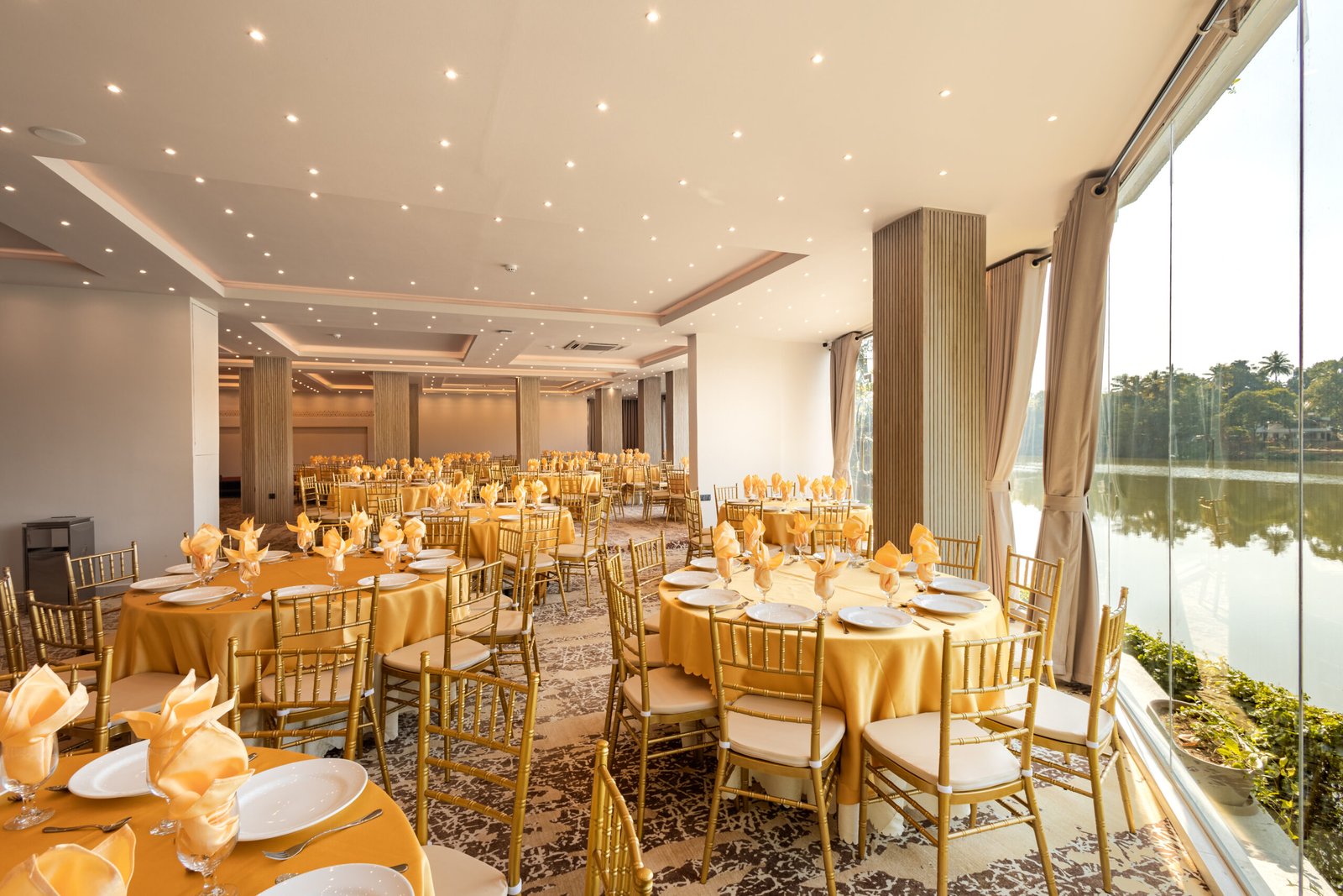 Royal Avenue riverside wedding hall overlooking the Mahaweli River
